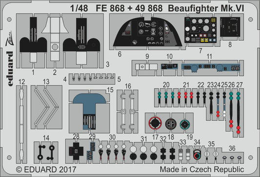 Eduard FE868 1:48 Bristol Beaufighter Mk.VI