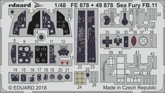 Eduard FE878 1:48 Hawker Sea Fury FB.11