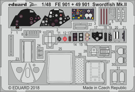 Eduard FE901 1:48 Fairey Swordfish Mk.II
