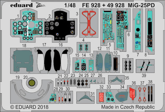 Eduard FE928 1:48 Mikoyan MiG-25PD
