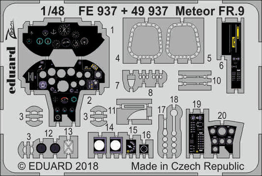 Eduard FE937 1:48 Gloster Meteor FR.9