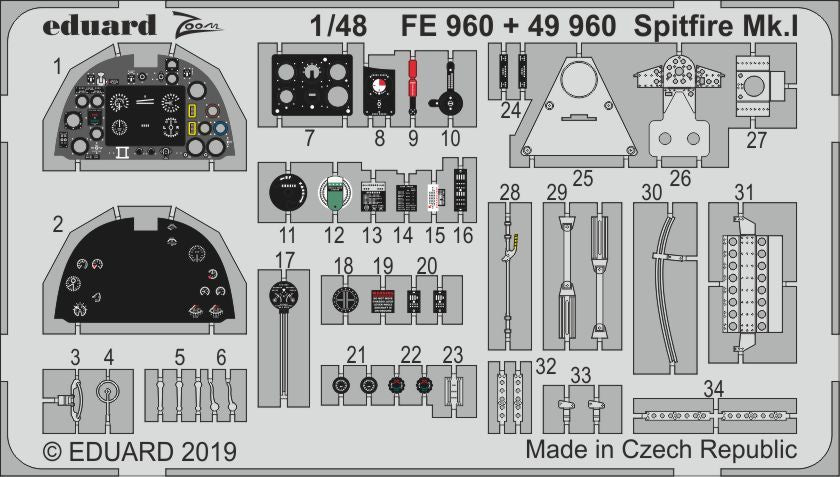 Eduard FE960 1:48 Supermarine Spitfire Mk.1