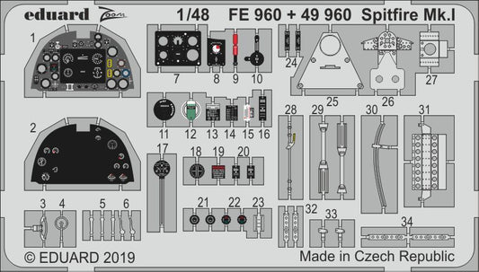 Eduard FE960 1:48 Supermarine Spitfire Mk.1