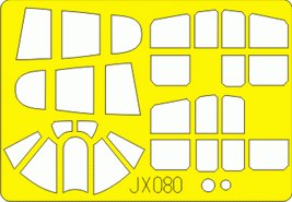 Eduard JX080 1:32 Curtiss P-40E Kittyhawk/Warhawk