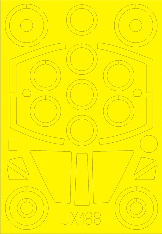 Eduard JX188 1:32 Dassault Mirage IIIc