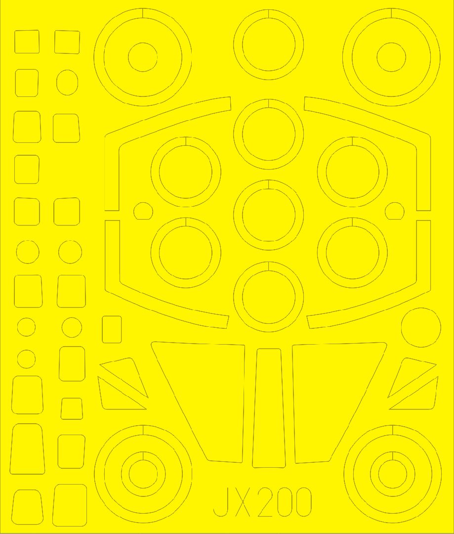 Eduard JX200 1:32 Dassault Mirage IIIE/R