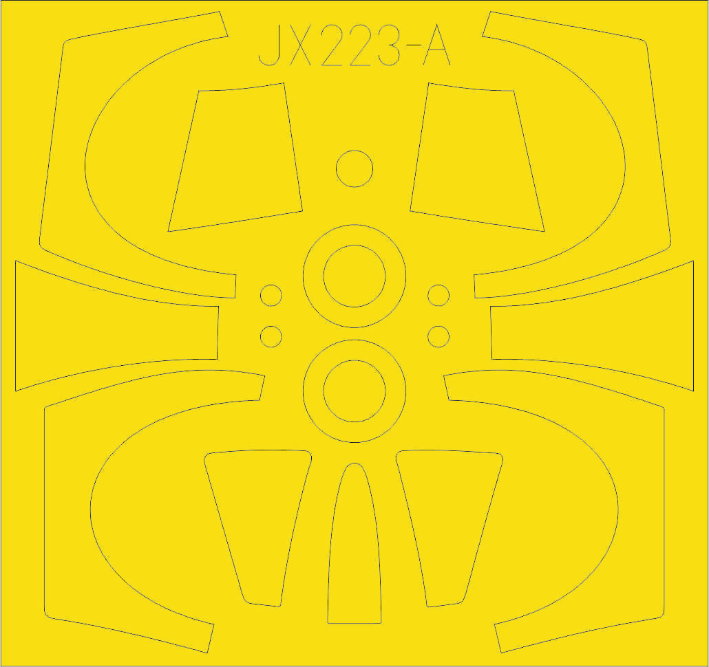Eduard JX223 1:32 Lockheed TF-104G Starfighter TFace (interior and exterior canopy masks)
