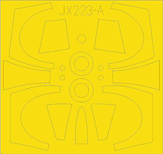 Eduard JX223 1:32 Lockheed TF-104G Starfighter TFace (interior and exterior canopy masks)