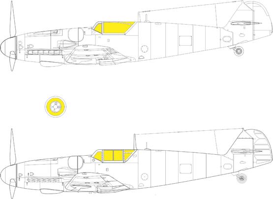 Eduard JX291 1:35 Messerschmitt Bf-109G-6to be used with Border Models