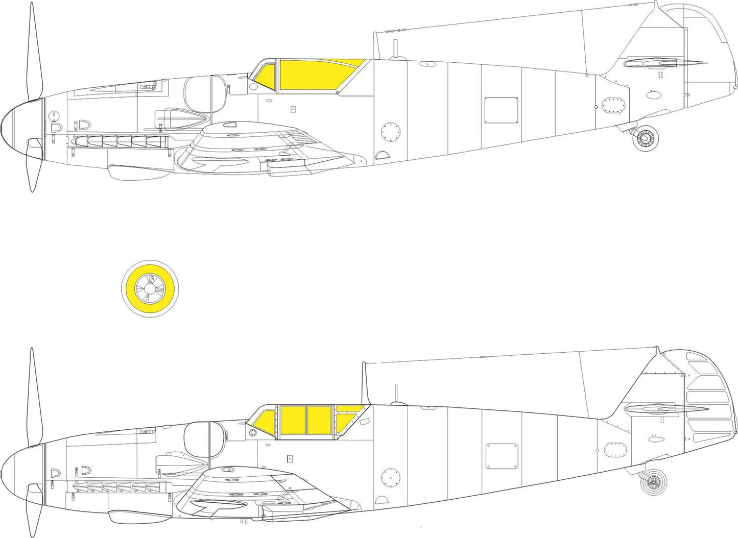 Eduard JX292 1:35 Messerschmitt Bf-109G -6 TFace