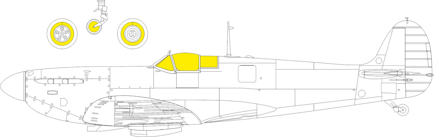 Eduard JX310 1:32 Supermarine Spitfire Mk.I TFace  to be used with Kotare