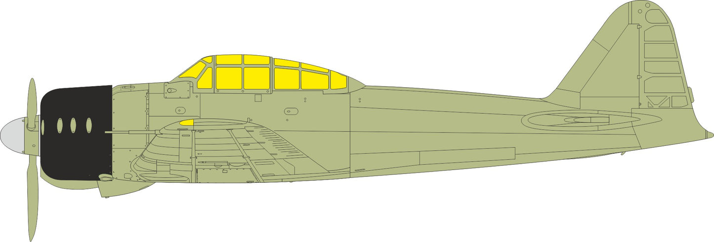 Eduard EDJX334 1:32 Mitsubishi A6M2 Zero TFace