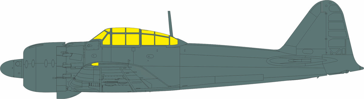 Eduard EDJX336 1:32 Mitsubishi A6M5 Zero TFace