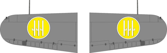 Eduard JX344 1:32 Macchi C.200 Saetta wings national insignia