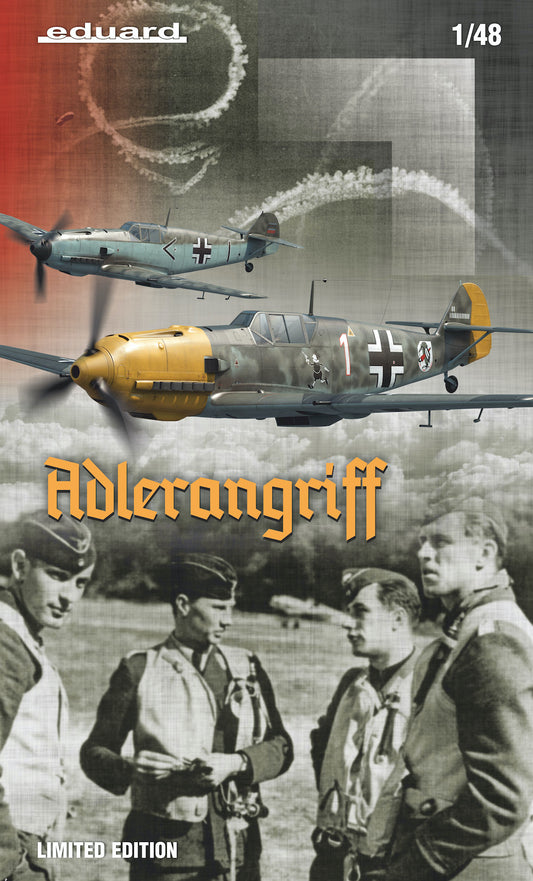 Eduard kits 11144 1:48 Adlerangriff Limited edition DOUBLE kit of Messerschmitt Bf-109E