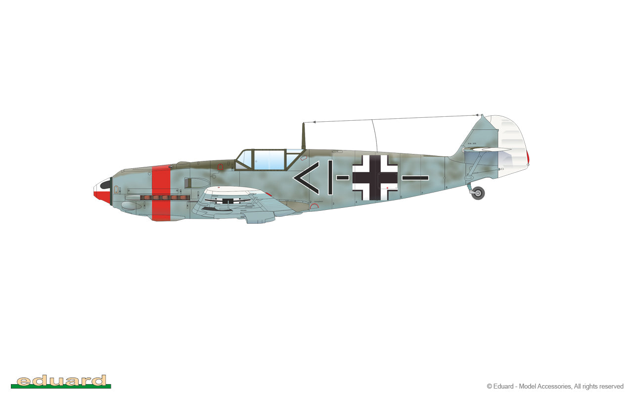 Eduard kits 11144 1:48 Adlerangriff Limited edition DOUBLE kit of Messerschmitt Bf-109E