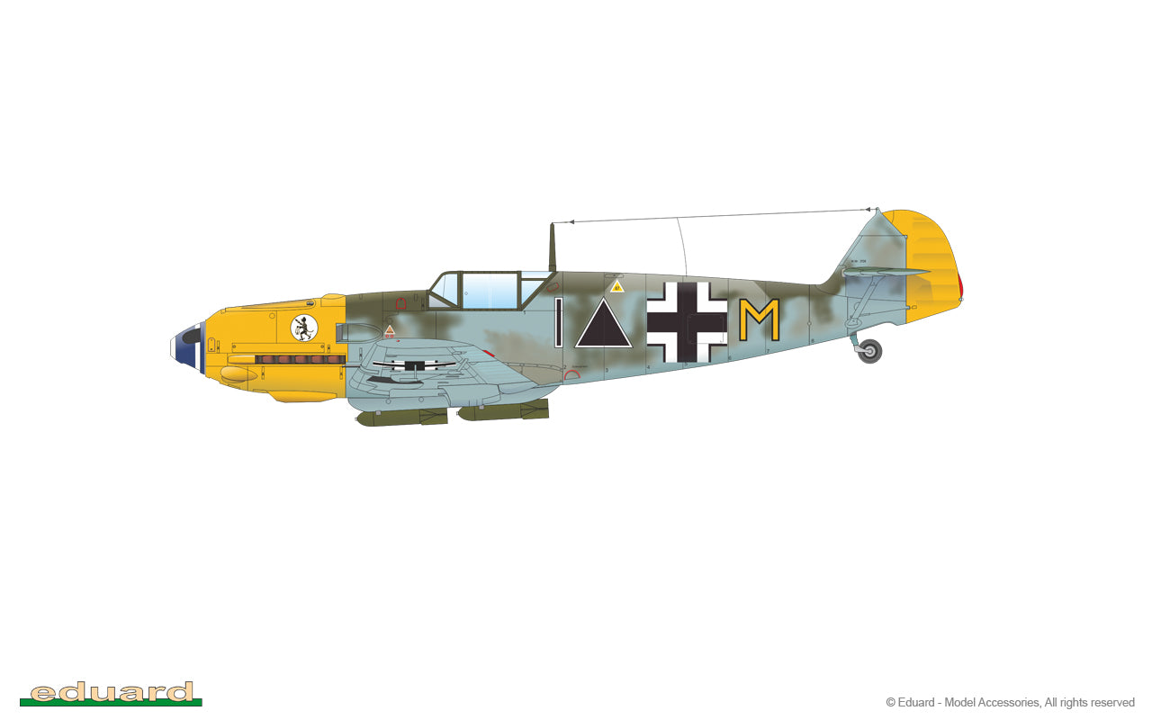 Eduard kits 11144 1:48 Adlerangriff Limited edition DOUBLE kit of Messerschmitt Bf-109E