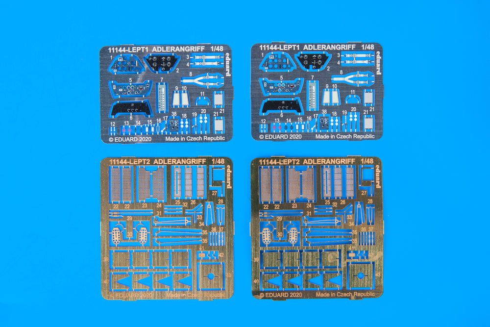 Eduard kits 11144 1:48 Adlerangriff Limited edition DOUBLE kit of Messerschmitt Bf-109E