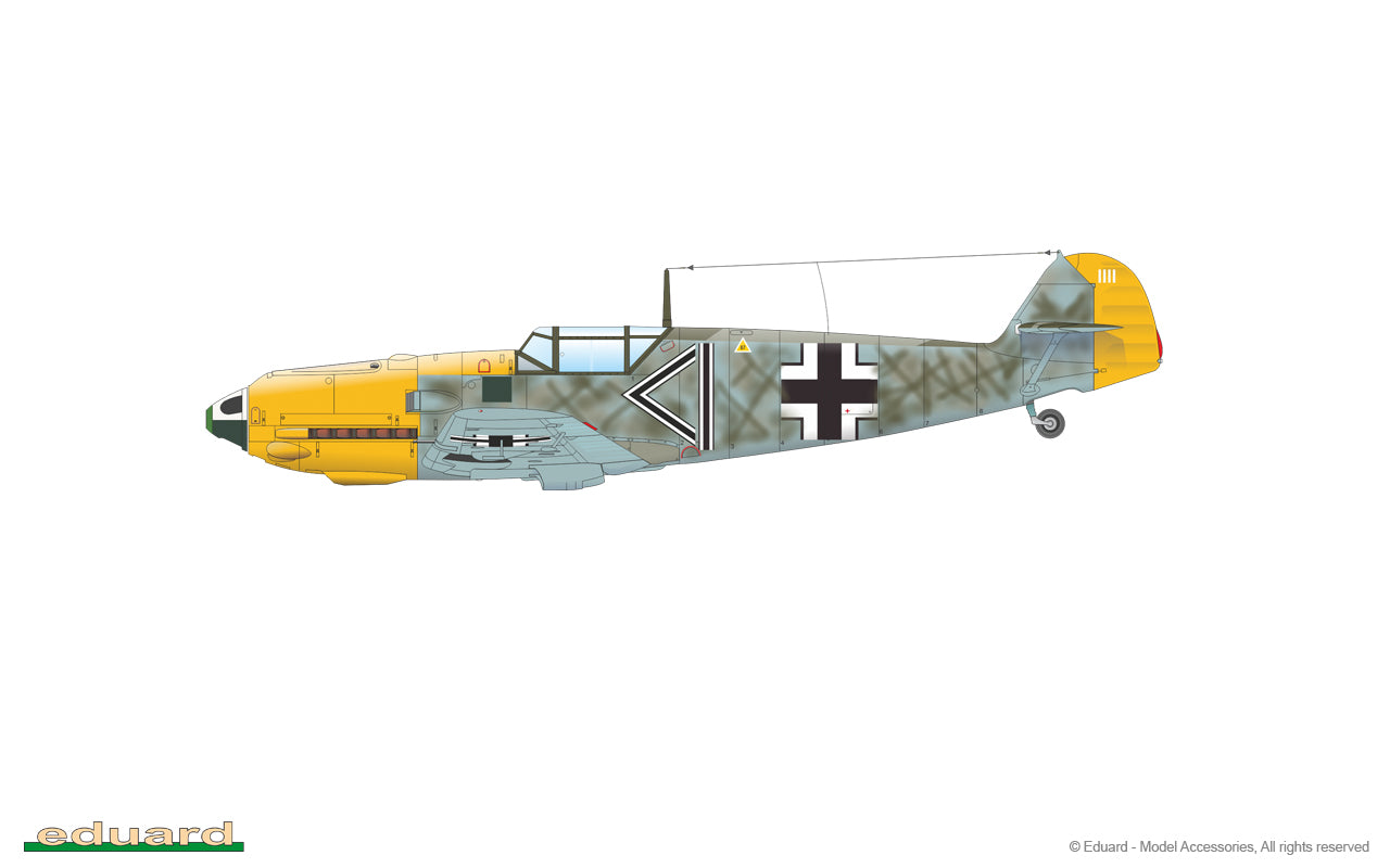 Eduard kits 11144 1:48 Adlerangriff Limited edition DOUBLE kit of Messerschmitt Bf-109E