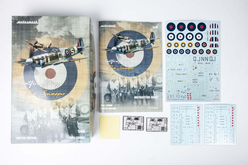 Eduard 11153 1:48 Supermarine Spitfire Story: The Sweeps Dual Combo Limited Edition