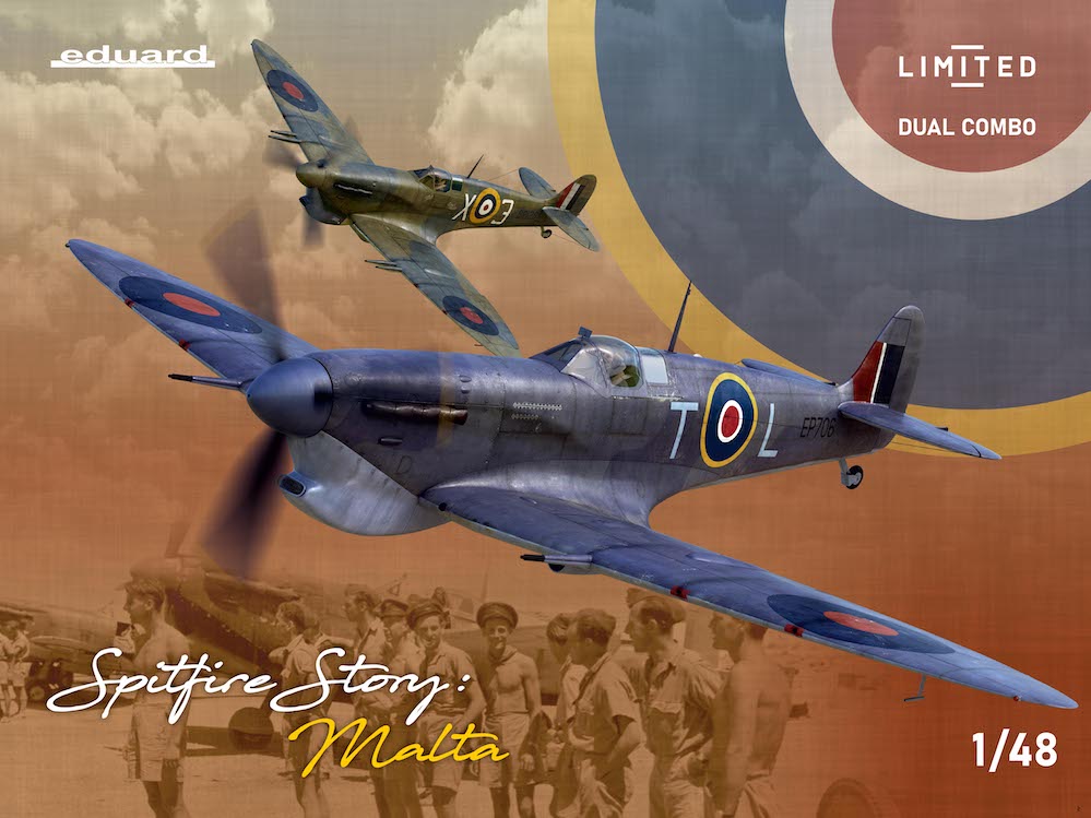 Eduard 11172 1:48 Supermarine Spitfire Story: Malta Dual Combo Limited Edition