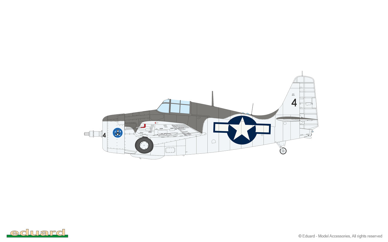 Eduard kits 11175 1:48 General-Motors FM-2 Wildcat WILDER CAT