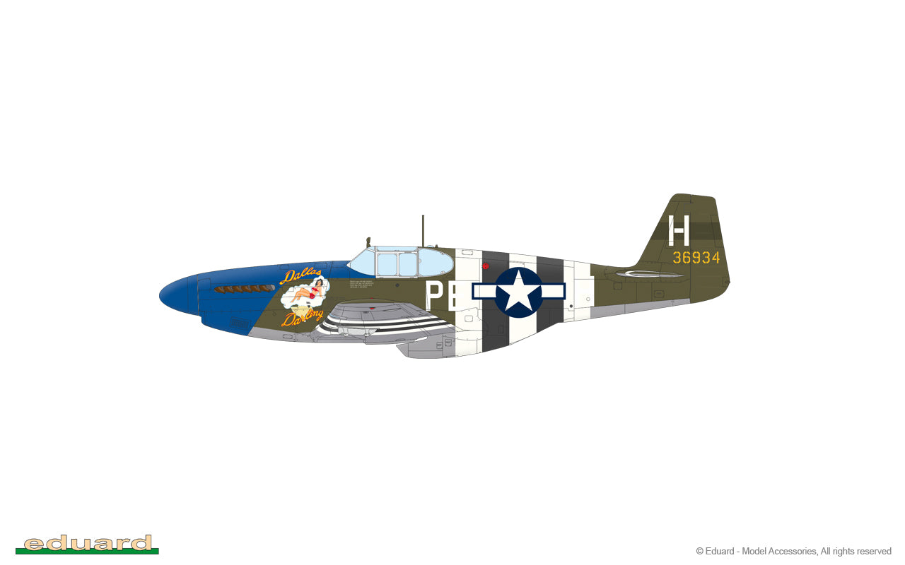 Eduard kits 11181 1:48 Overlord : D-Day Mustangs. Limited Edition, Dual Combo