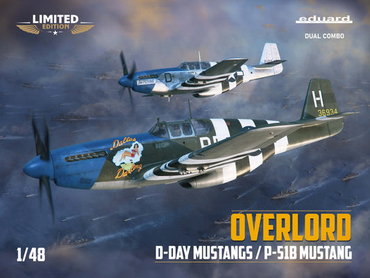 Eduard kits 11181 1:48 Overlord : D-Day Mustangs. Limited Edition, Dual Combo