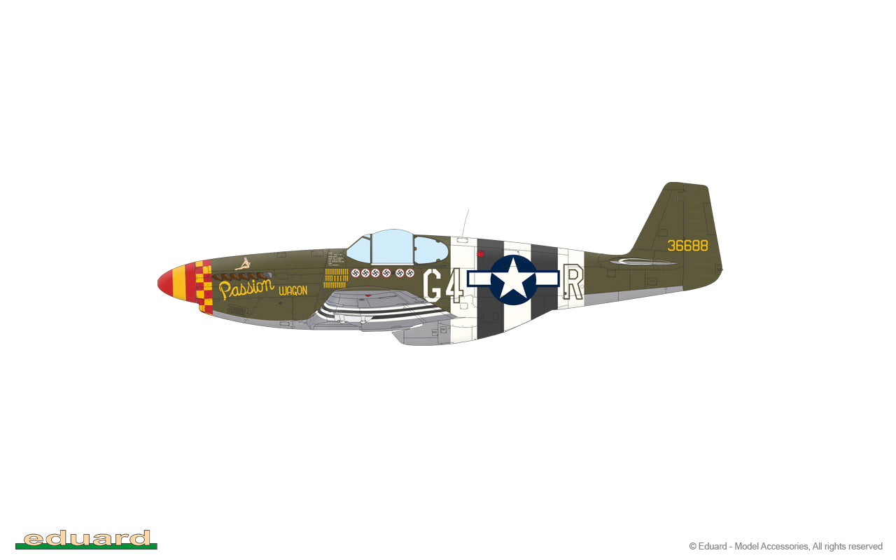 Eduard kits 11181 1:48 Overlord : D-Day Mustangs. Limited Edition, Dual Combo