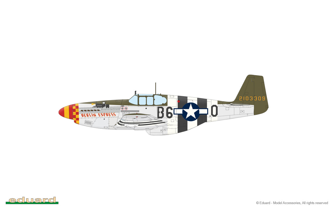 Eduard kits 11181 1:48 Overlord : D-Day Mustangs. Limited Edition, Dual Combo