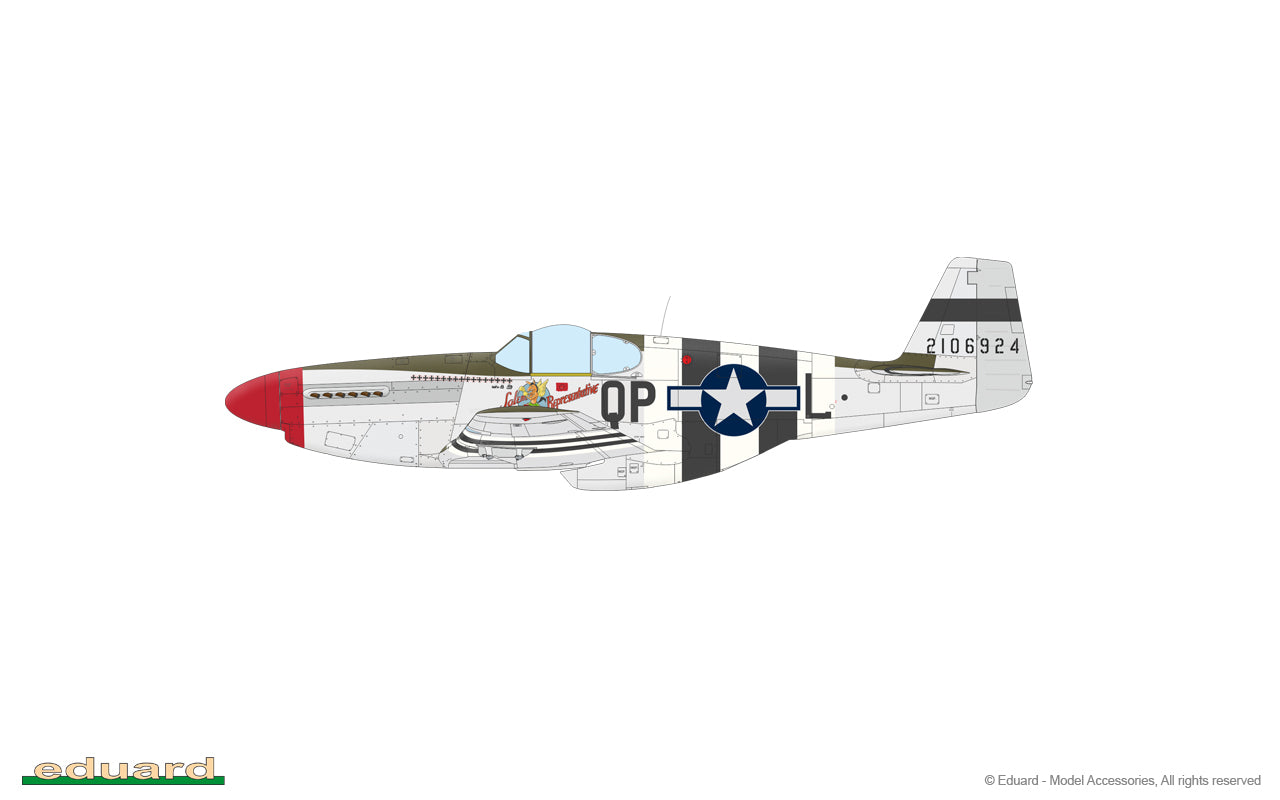 Eduard kits 11181 1:48 Overlord : D-Day Mustangs. Limited Edition, Dual Combo