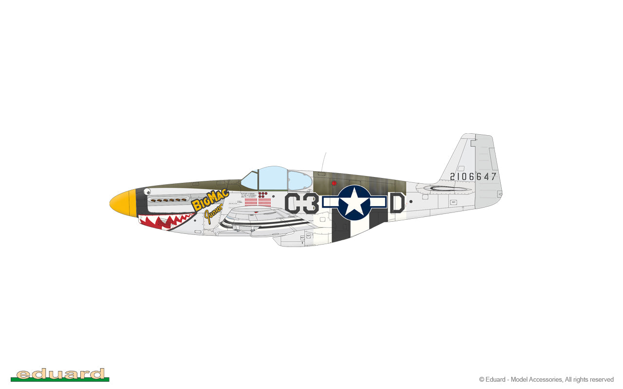 Eduard kits 11181 1:48 Overlord : D-Day Mustangs. Limited Edition, Dual Combo