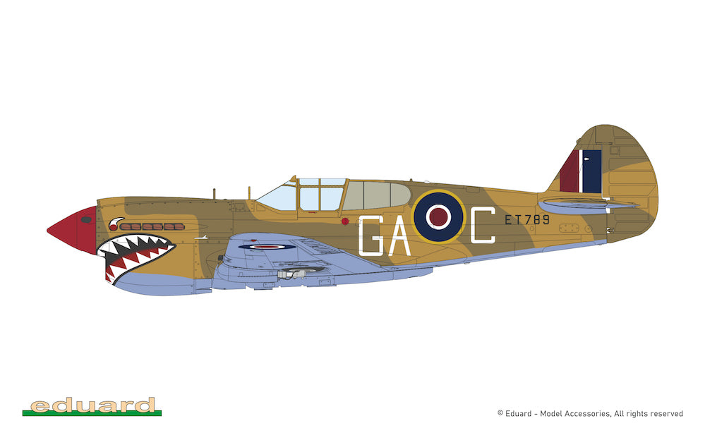 Eduard kits 11187 1:48 Curtiss KITTYHAWK DUAL COMBO