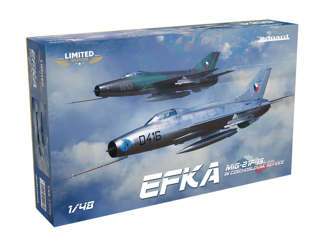 Eduard kits 11190 1:48 EFKA / Mikoyan MiG-21F-13 in Czechoslovak service