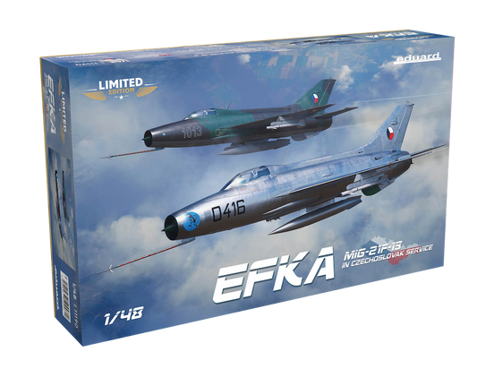 Eduard kits 11190 1:48 EFKA / Mikoyan MiG-21F-13 in Czechoslovak service