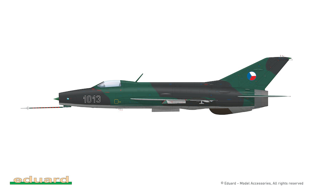 Eduard kits 11190 1:48 EFKA / Mikoyan MiG-21F-13 in Czechoslovak service