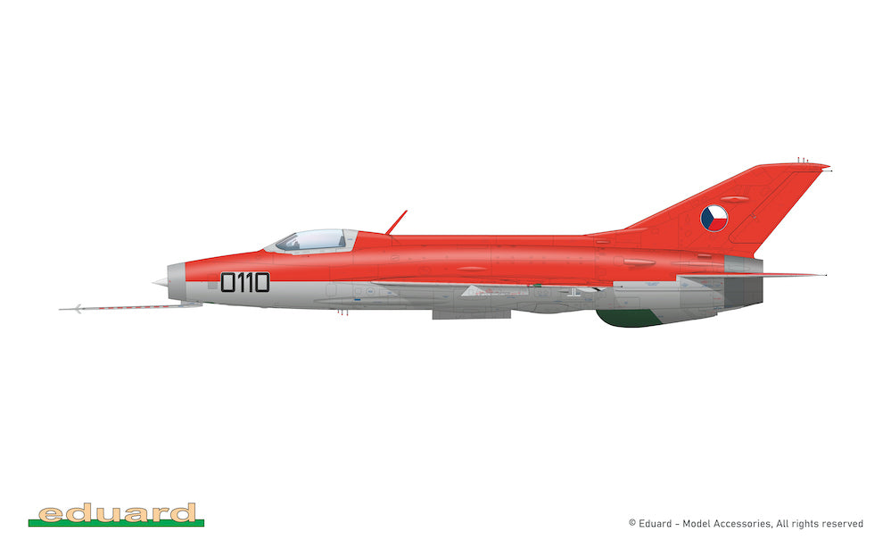 Eduard kits 11190 1:48 EFKA / Mikoyan MiG-21F-13 in Czechoslovak service