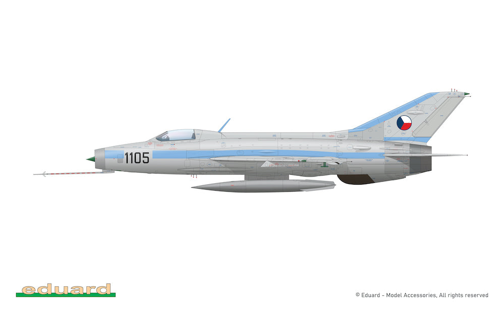 Eduard kits 11190 1:48 EFKA / Mikoyan MiG-21F-13 in Czechoslovak service