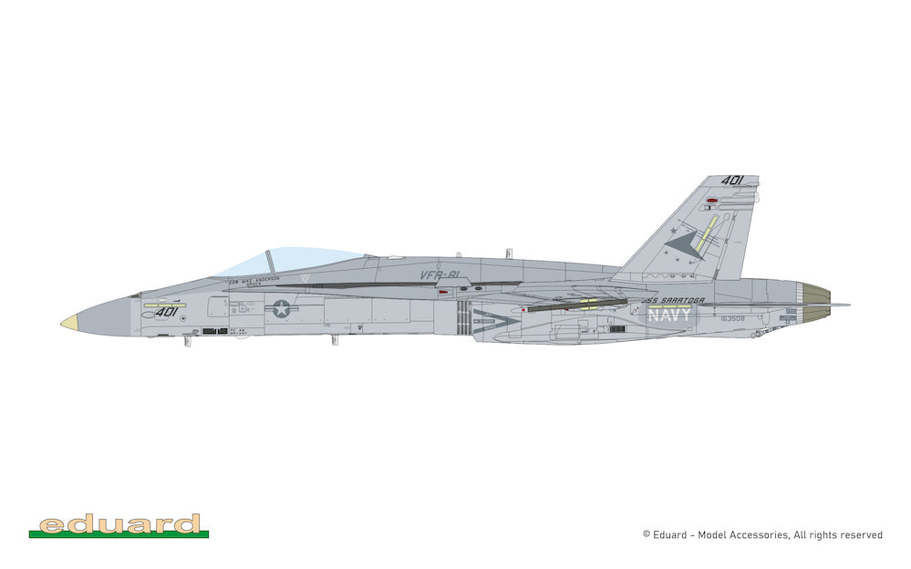Eduard kits 11195 1:48 Hornet Legacy.