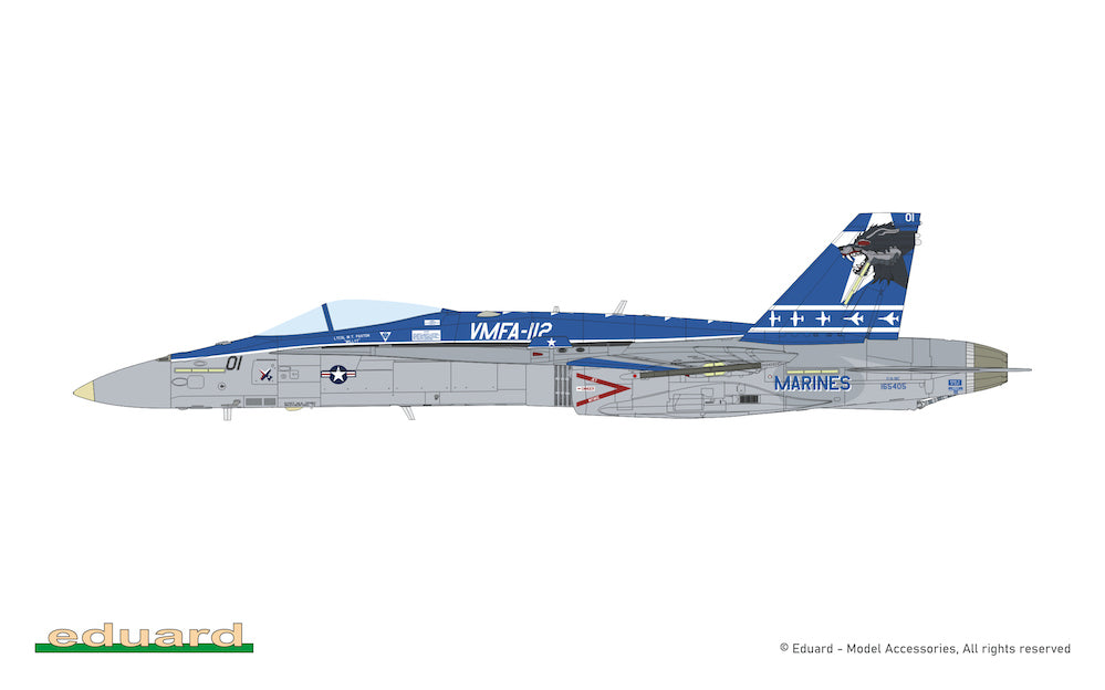Eduard kits 11195 1:48 Hornet Legacy.