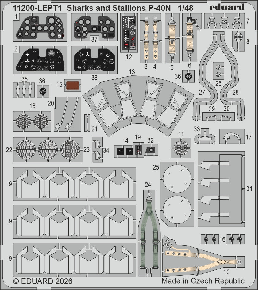 Eduard kits 11200 1:48 Sharks and Stallions DUAL COMBO