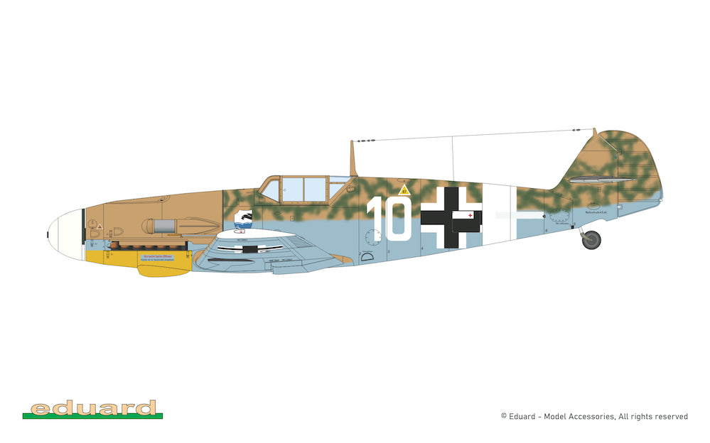 Eduard kits 2112 1:72 AFRIKA Limited edition kit of Messerschmitt Bf-109 in F-4, G-2 and G-4 versions