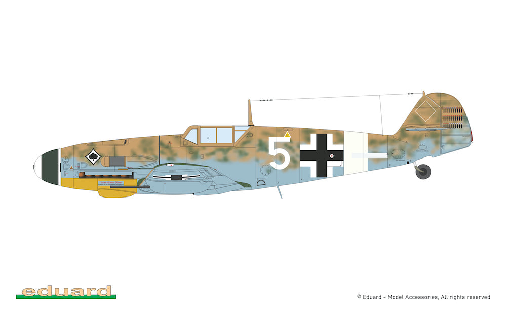 Eduard kits 2112 1:72 AFRIKA Limited edition kit of Messerschmitt Bf-109 in F-4, G-2 and G-4 versions