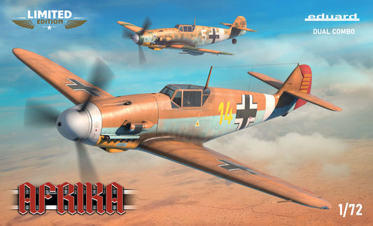 Eduard kits 2112 1:72 AFRIKA Limited edition kit of Messerschmitt Bf-109 in F-4, G-2 and G-4 versions