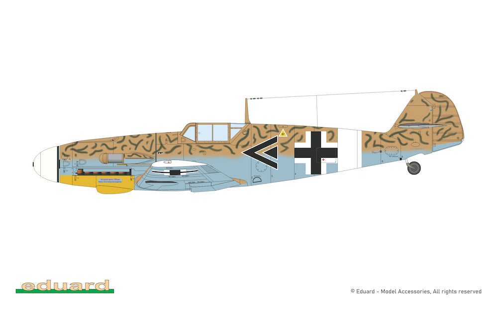 Eduard kits 2112 1:72 AFRIKA Limited edition kit of Messerschmitt Bf-109 in F-4, G-2 and G-4 versions