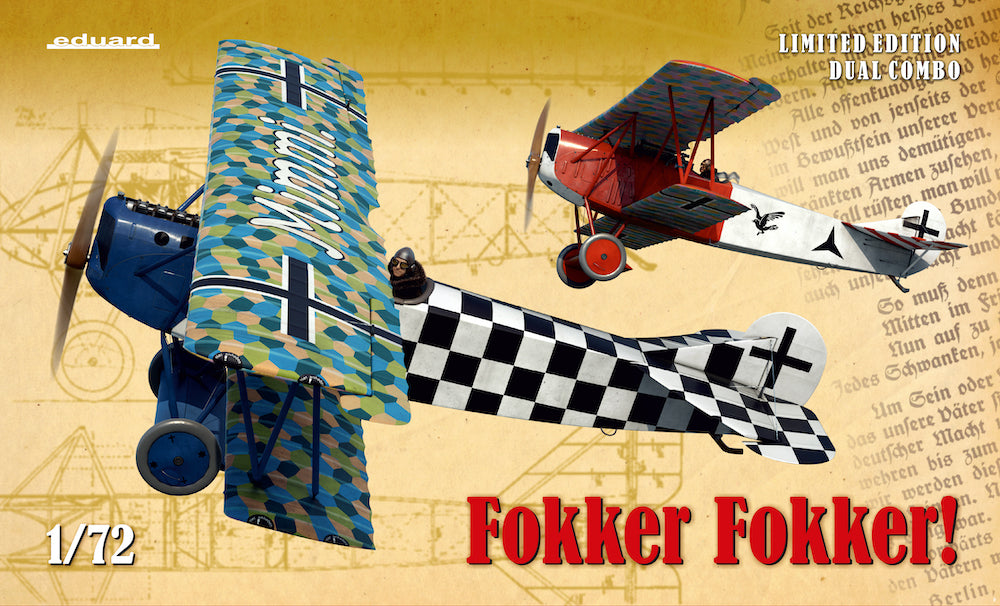 Eduard 2133 1:72 Fokker Fokker! Dual Combo Limited Edition