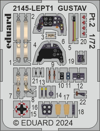 Eduard kits 2145 1:72 Messerschmitt Bf-109G GUSTAV pt. 2 DUAL COMBO