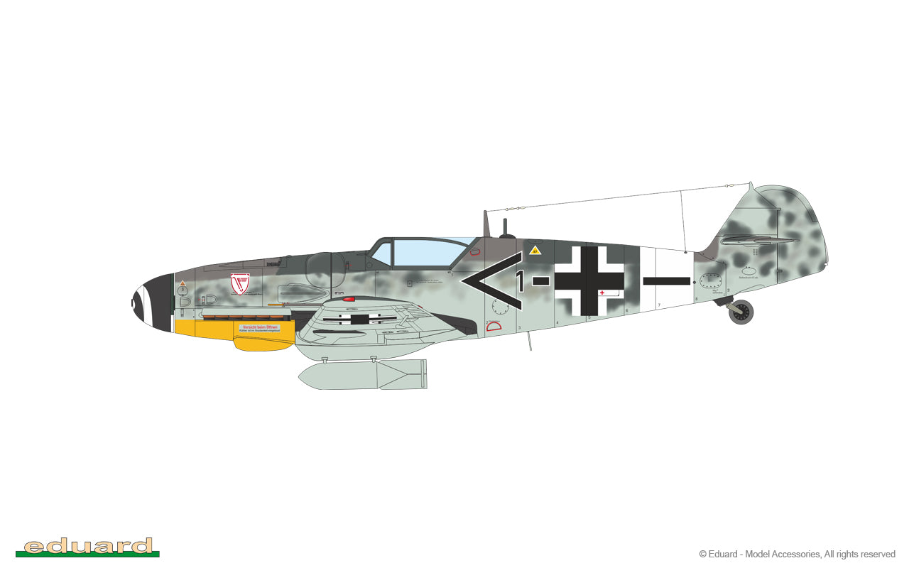 Eduard kits 2145 1:72 Messerschmitt Bf-109G GUSTAV pt. 2 DUAL COMBO