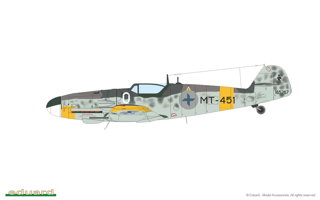 Eduard kits 2145 1:72 Messerschmitt Bf-109G GUSTAV pt. 2 DUAL COMBO