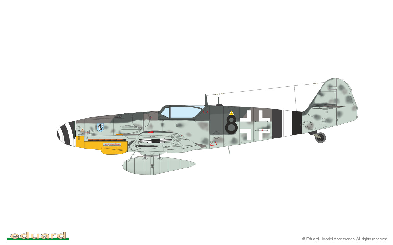 Eduard kits 2145 1:72 Messerschmitt Bf-109G GUSTAV pt. 2 DUAL COMBO